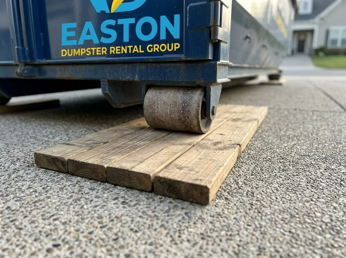 15 yard dumpster used for a renovation in Easton, PA